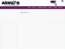 Tablet Screenshot of aohupo.org